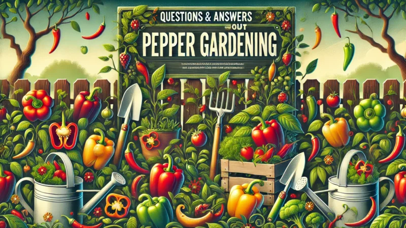 Questions & Answers about Pepper Gardening