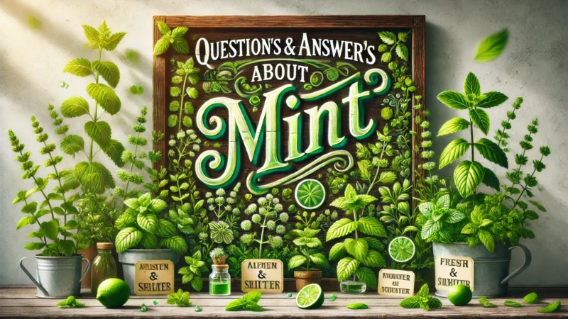 Question's & Answer's about Mint