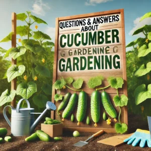 Read more about the article Question’s & Answer’s Cucumber about Gardening