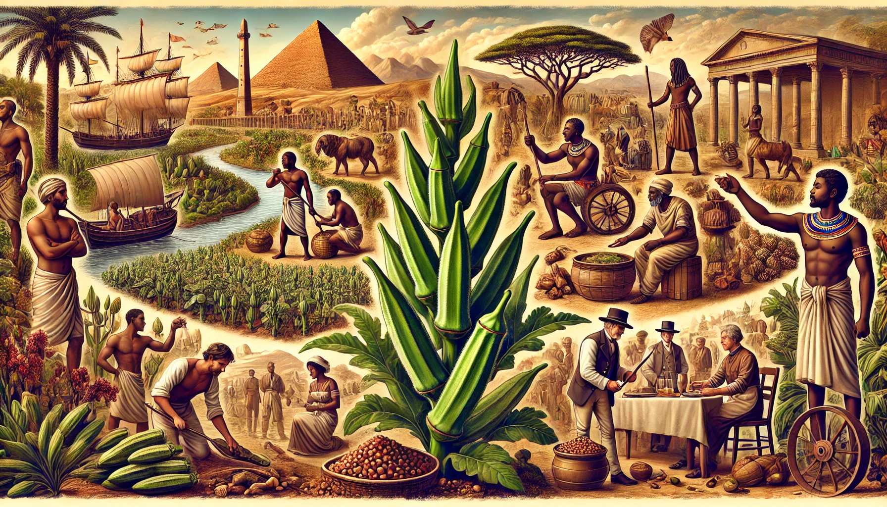 History of Okra