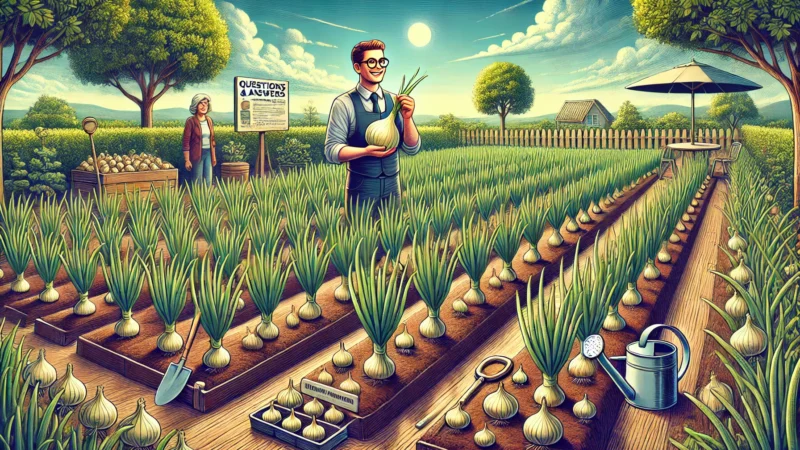 Question's & Answer's about Onion Gardening