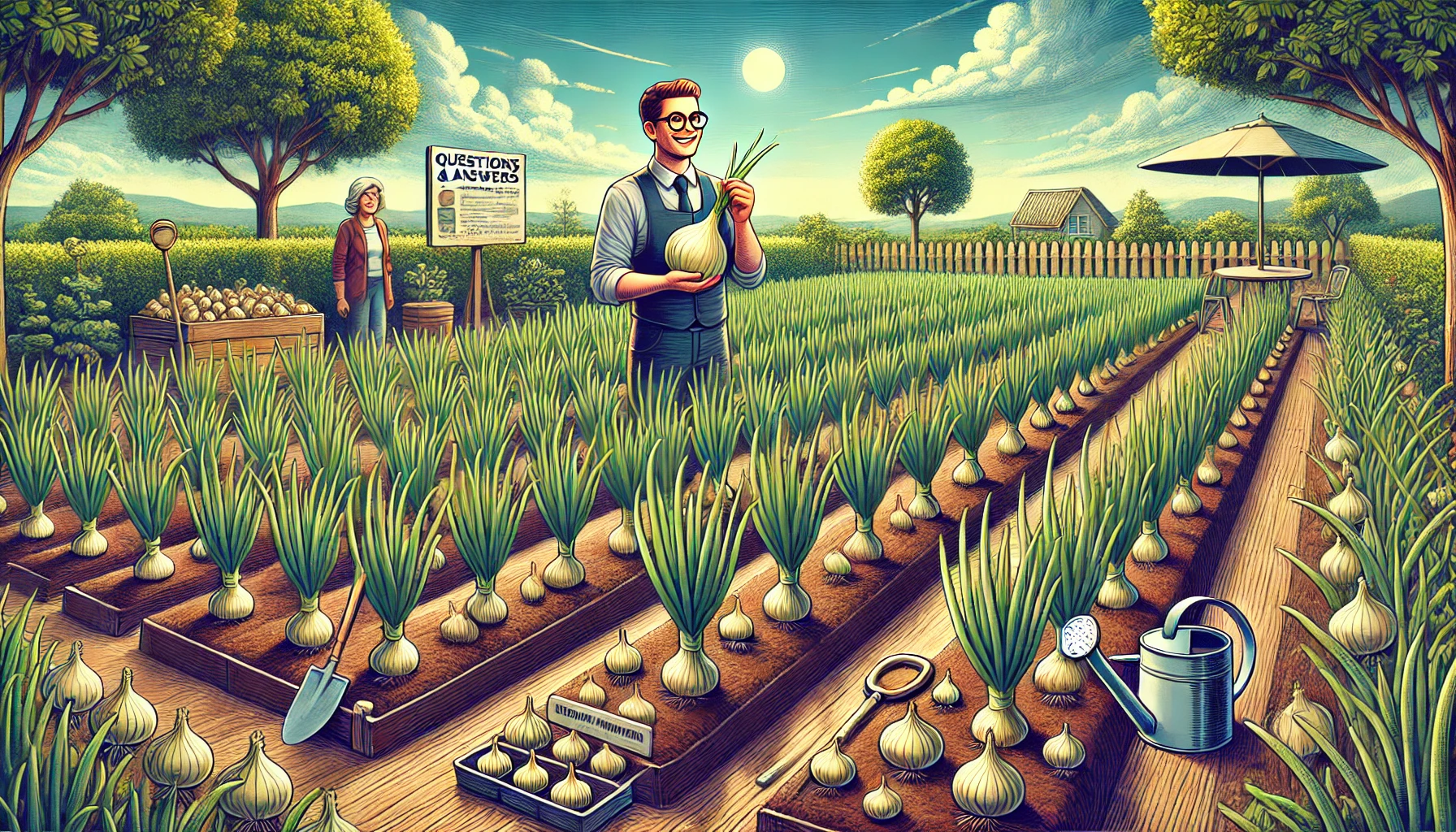 Question's & Answer's about Onion Gardening