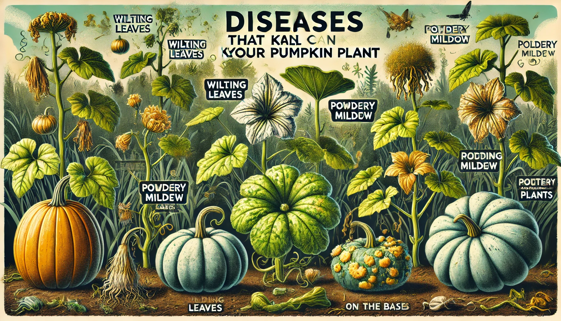 Diseases: That can Kill Your Pumpkin Plant