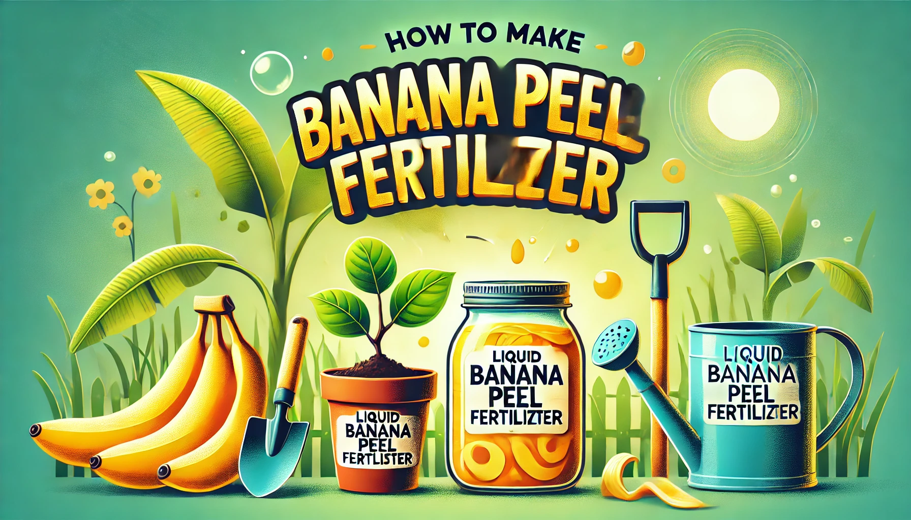 Read more about the article How to Make Liquid Banana Peel Fertilizer