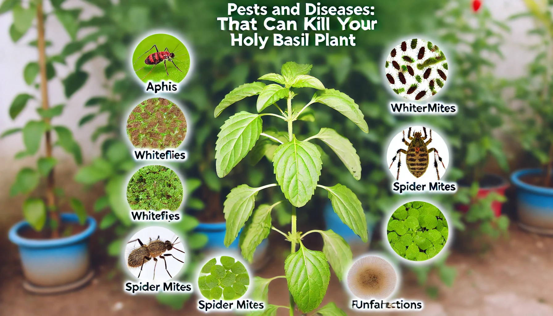 Diseases: That can kill your Tulsi (Holy Basil) Plant