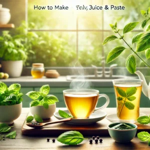 Read more about the article How to make Holy Basil Tea, Juice & Paste