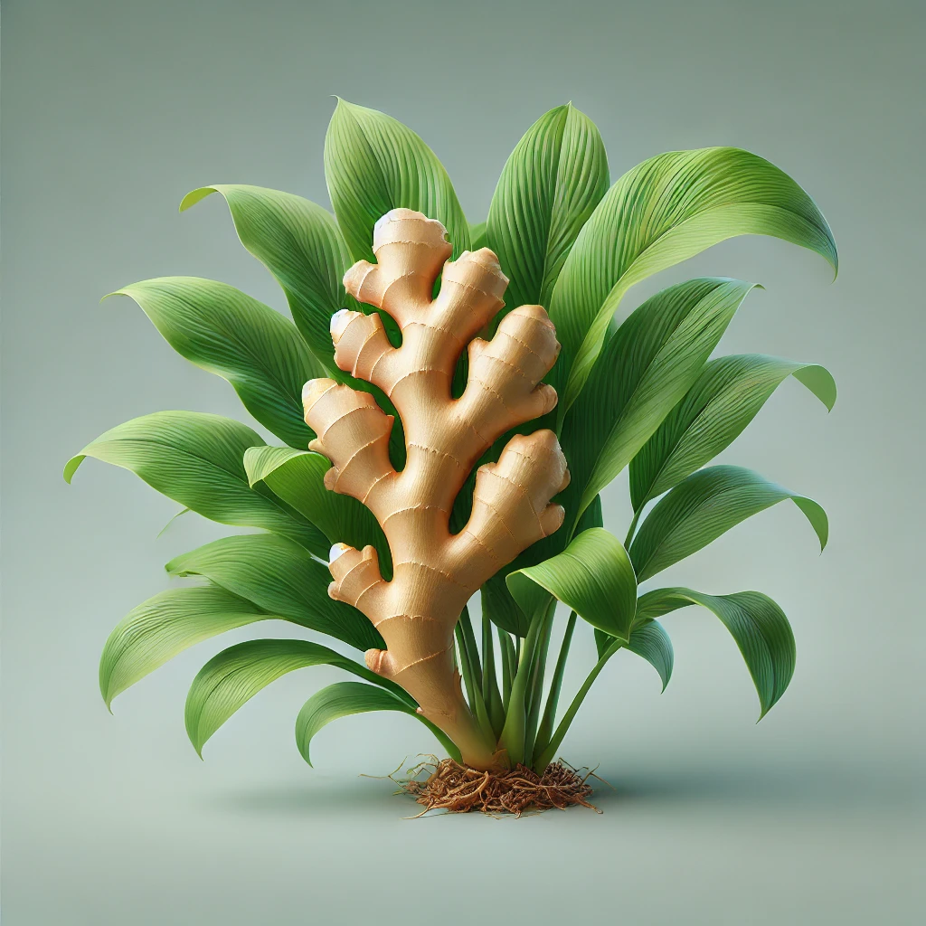 Chinese Ginger (Zingiber striolatum)