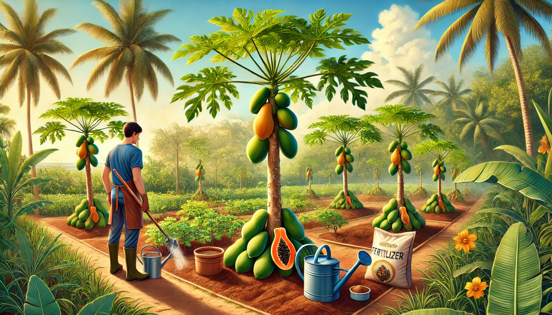 Read more about the article How to Fertilize Papaya Plants