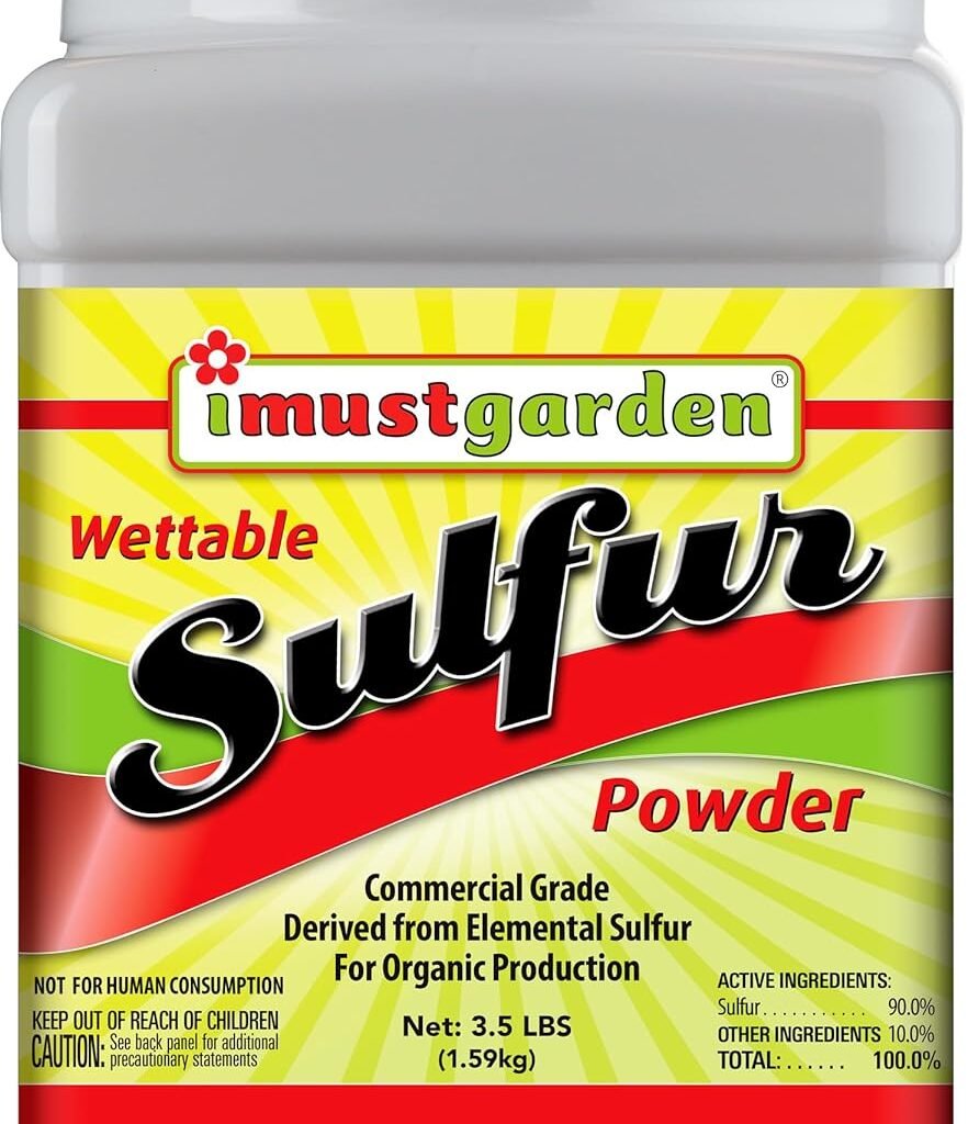 Must Garden Dusting Wettable Sulfur Powder: Organic & Natural 