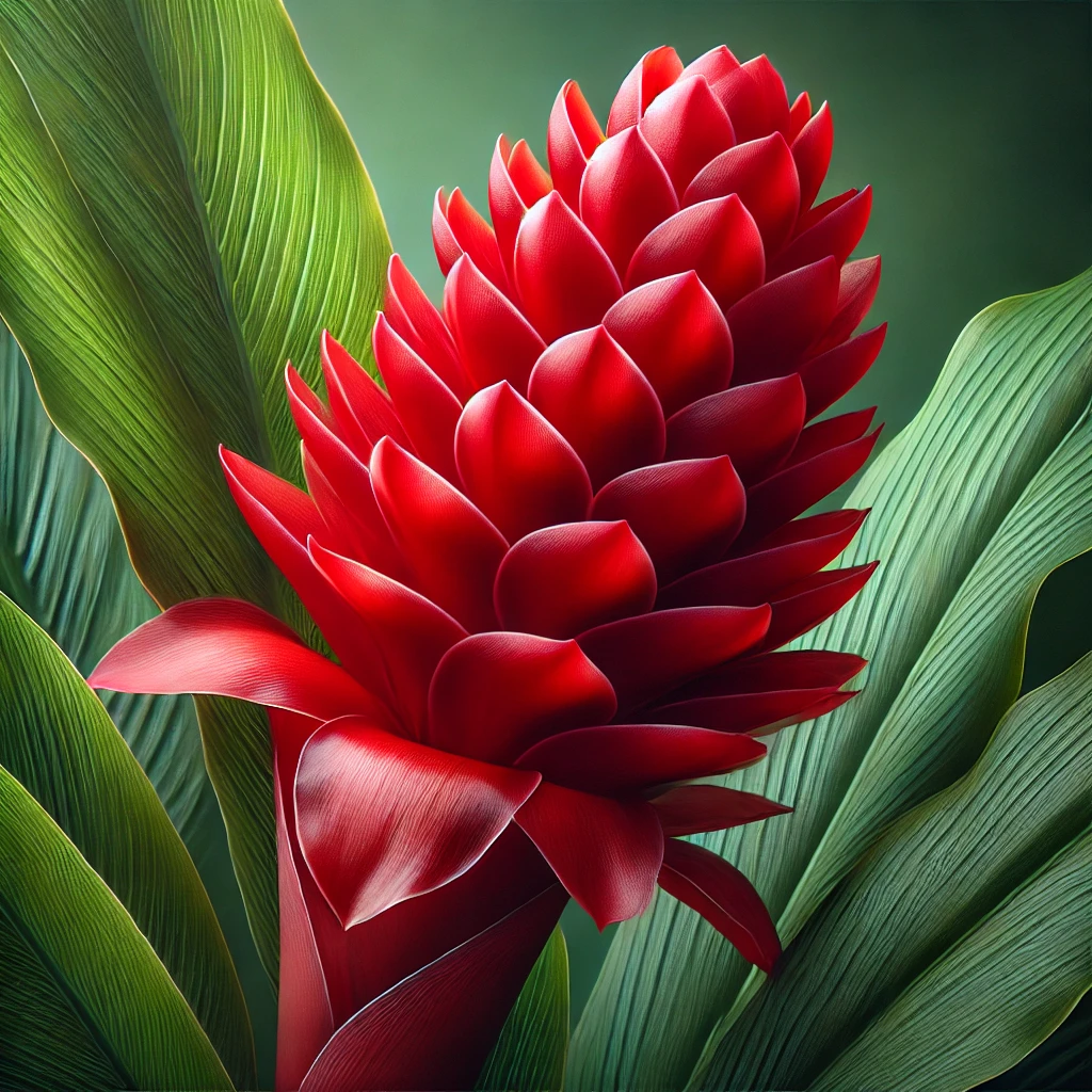 Red Ginger (Alpinia purpurata)