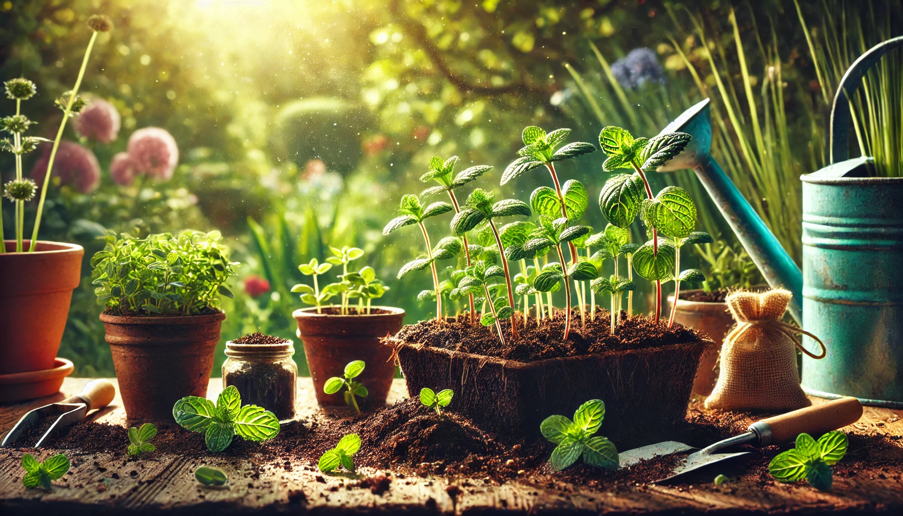 Growing Mint Plants from Seed