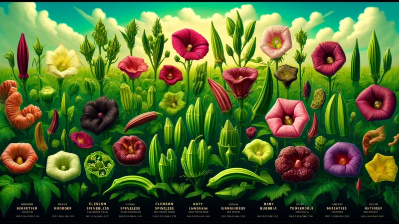 Varieties of Okra Plant