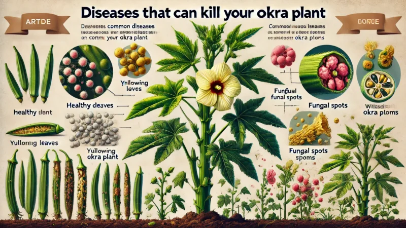 Diseases: That can Kill your Okra Plant