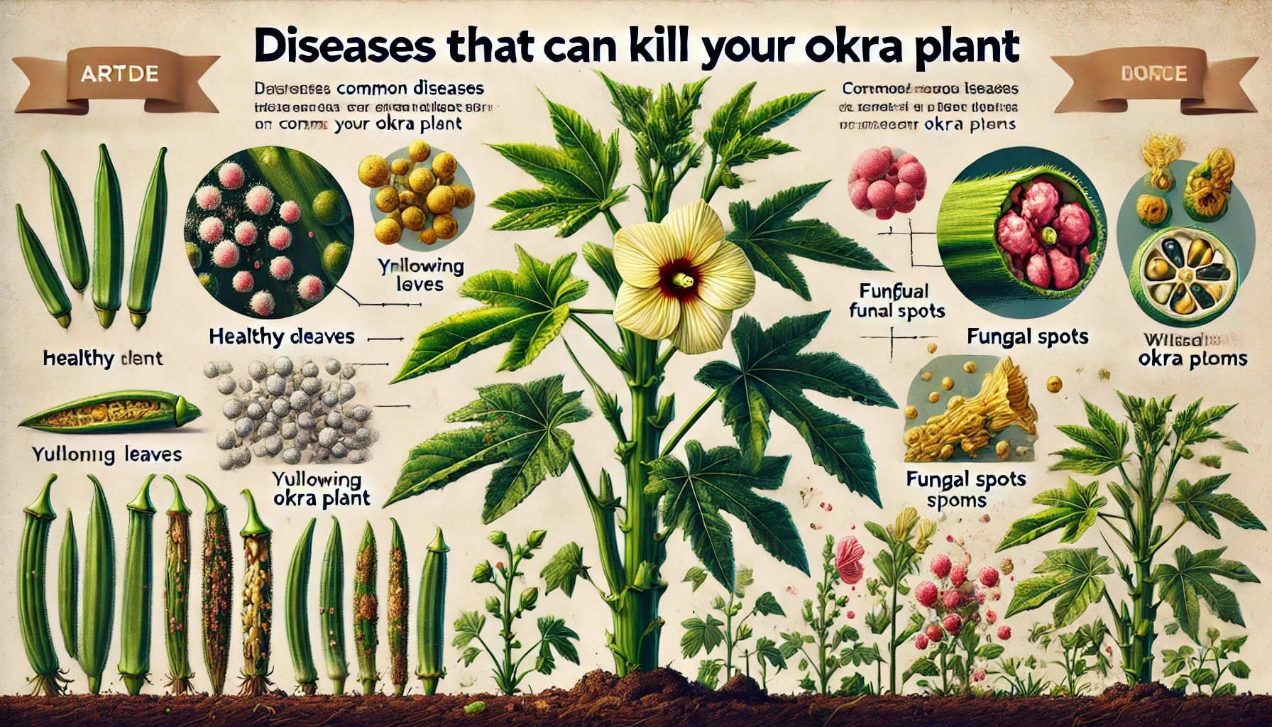 Diseases: That can Kill your Okra Plant